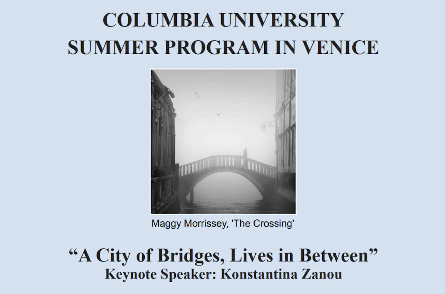 Opening lecture 