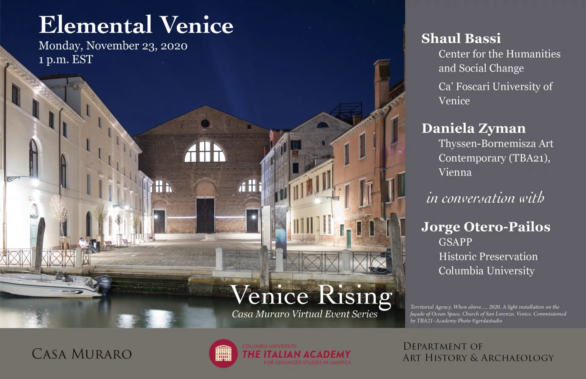 Elemental Venice poster