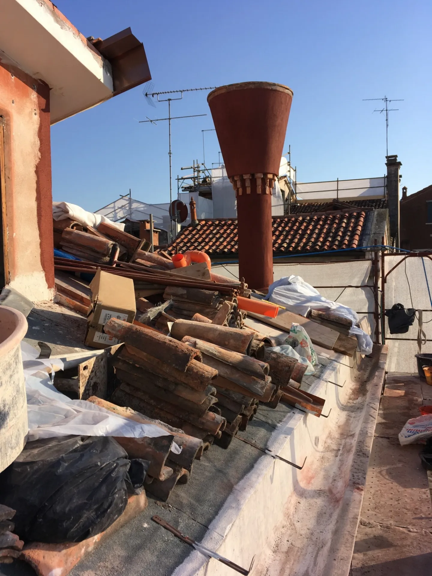 Casa Muraro roof renovations 2014-2018